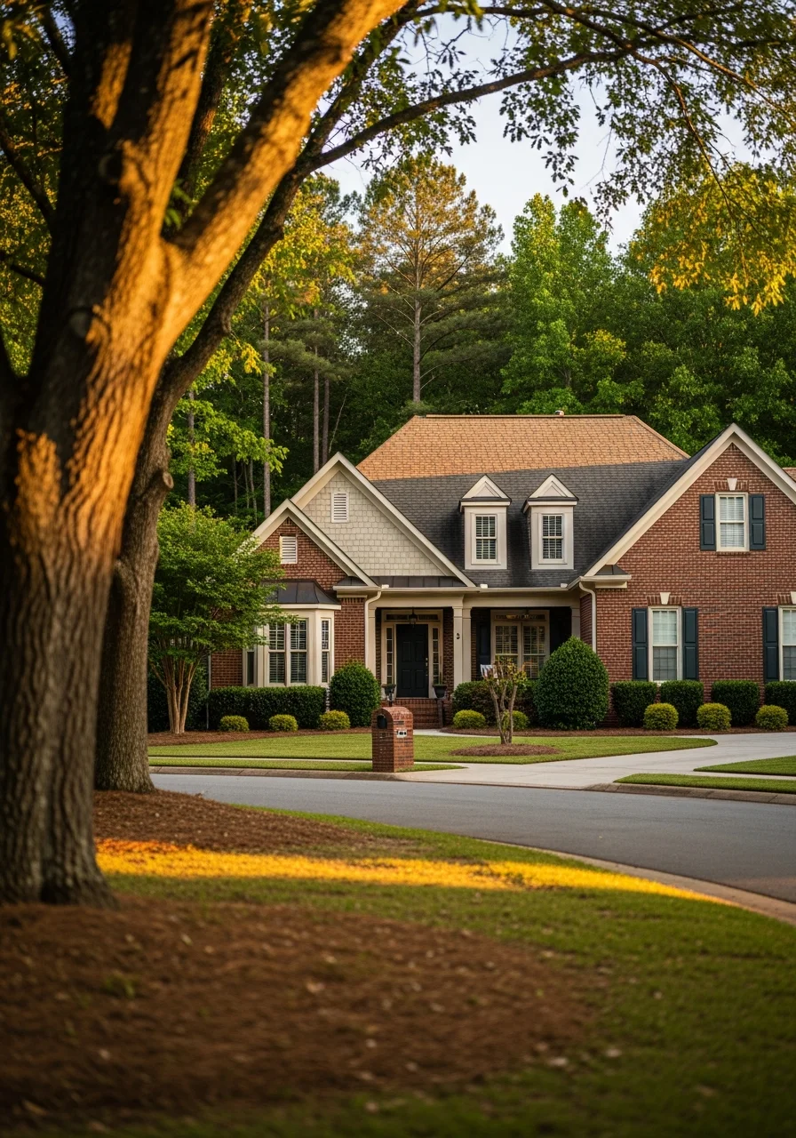 Clemson neighborhood property showing typical residential architecture and yard space.